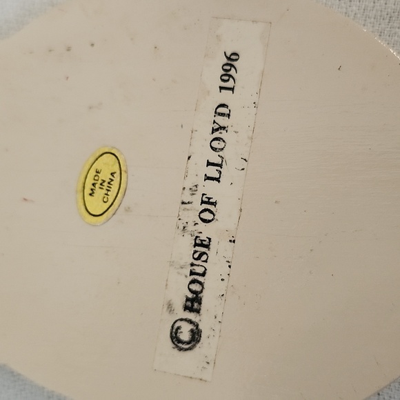 Vintage Wooden Santa Trinket Box and House Of Lloyd Santa Tic Tac Toe Game - Picture 15 of 16